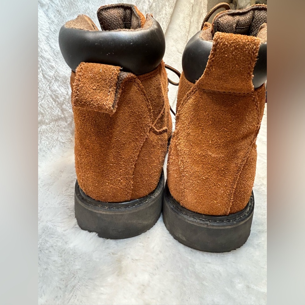 MENS 12W Stanley Brown Suede Oil/Skid Resistant  Work Boots Outdoor Construction - Picture 9 of 11